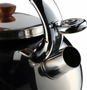 Kadax Czajnik Na Gaz Z Gwizdkiem Stalowy 2,5L Srebrny 9