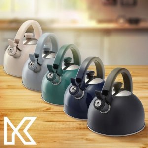 Kadax Czajnik Na Gaz Indukcja Z Gwizdkiem Stalowy 1,7L 10