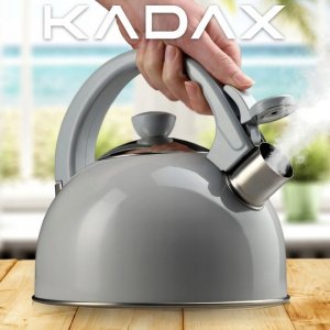 Kadax Czajnik Na Gaz Indukcja Z Gwizdkiem Stalowy 1,7L 2