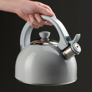 Kadax Czajnik Na Gaz Indukcja Z Gwizdkiem Stalowy 1,7L 7