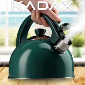 Kadax Czajnik Na Gaz Indukcja Z Gwizdkiem Stalowy 1,7L 2