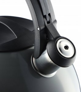 Kadax Czajnik Na Gaz Indukcję Z Gwizdkiem Szary 2,6L 7