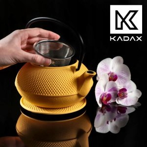 Kadax Czajnik Żeliwny Zestaw Zaparzacz Czarki Do Herbaty 8