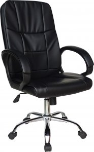 Krzesło biurowe Furniture 4 Gamers Fotel Biurowy OCF-30 CZARNY 1