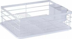Kadax Suszarka Do Naczyń Ociekacz Na sztućce Taca Biała 2