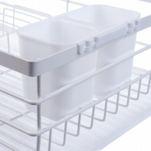 Kadax Suszarka Do Naczyń Ociekacz Na sztućce Taca Biała 5