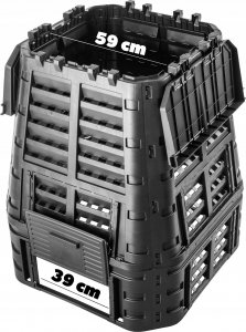 Kadax Kompostownik Modułowy Całoroczny Mrozoodporny 740L 2