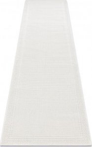 Dywany Łuszczów Dywan, chodnik TIMO 5979 SZNURKOWY SIZAL outdoor ramka biały, 60x250 cm 1