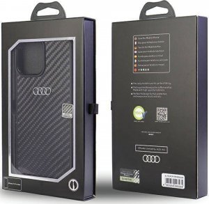 Audi Audi Carbon Fiber iPhone 13 Pro Max 6.7" czarny/black hardcase AU-TPUPCIP13PM-R8/D2-BK 12