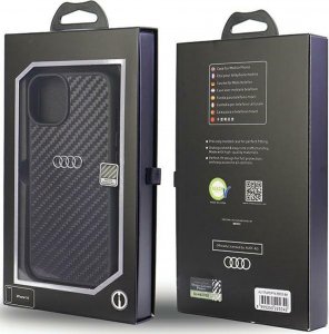 Audi Audi Carbon Fiber iPhone 14 6.1" czarny/black hardcase AU-TPUPCIP14-R8/D2-BK 3