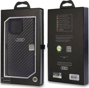 Audi Audi Carbon Fiber iPhone 14 Pro Max 6.7" czarny/black hardcase AU-TPUPCIP14PM-R8/D2-BK 8
