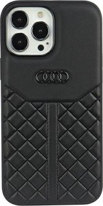 Audi Audi Genuine Leather iPhone 13 Pro / 13 6.1" czarny/black hardcase AU-TPUPCIP13P-Q8/D1-BK 1