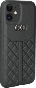 Audi Audi Genuine Leather iPhone 12/12 Pro 6.1" czarny/black hardcase AU-TPUPCIP12P-Q8/D1-BK 9