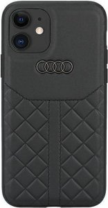 Audi Audi Genuine Leather iPhone 11 / Xr 6.1" czarny/black hardcase AU-TPUPCIP11R-Q8/D1-BK 8