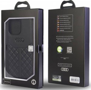 Audi Audi Genuine Leather iPhone 13 Pro Max 6.7" czarny/black hardcase AU-TPUPCIP13PM-Q8/D1-BK 12
