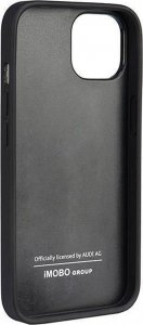 Audi Audi Genuine Leather iPhone 14 6.1" czarny/black hardcase AU-TPUPCIP14-Q8/D1-BK 14