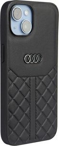 Audi Audi Genuine Leather iPhone 14 6.1" czarny/black hardcase AU-TPUPCIP14-Q8/D1-BK 2