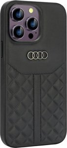 Audi Audi Genuine Leather iPhone 14 Pro Max 6.7" czarny/black hardcase AU-TPUPCIP14PM-Q8/D1-BK 1