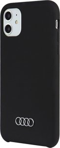 Audi Audi Silicone Case iPhone 11 / Xr 6.1" czarny/black hardcase AU-LSRIP11-Q3/D1-BK 3