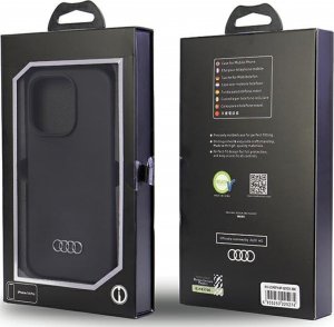 Audi Audi Silicone Case iPhone 14 Pro 6.1" czarny/black hardcase AU-LSRIP14P-Q3/D1-BK 6