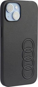 Audi Synthetic Leather iPhone 14 6.1 czarny/hardcase AU-TPUPCIP14-TT/D1-BK 2
