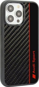 DefaultBrand Audi Carbon Fiber iPhone 14 Pro 6.1" czarny/black hardcase AUS-TPUPCIP14P-R8/D1-BK 3