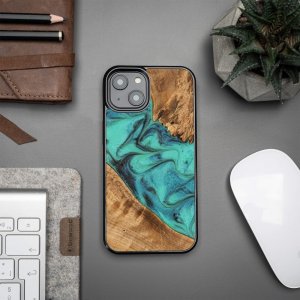BeWood Etui Bewood Unique na iPhone 14 - Turquoise 2