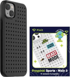 Pinit Zestaw Etui Pinit Dynamic + Sports Pin iPhone 14 6.1" czarny/black wzór 3 1