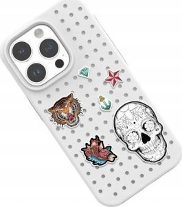 Pinit Zestaw Etui Pinit Dynamic + Tattoo Pin iPhone 14 Pro Max 6.7" czarny/black wzór 3 4