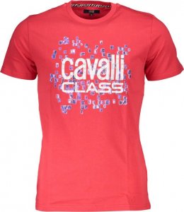 Cavalli Class CAVALLI CLASS T-SHIRT Z KRÓTKIM RĘKAWEM MĘSKI CZERWONY L 1