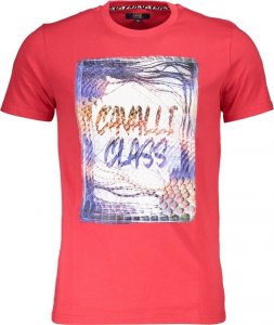 Cavalli Class CAVALLI CLASS T-SHIRT Z KRÓTKIM RĘKAWEM MĘSKI CZERWONY L 1