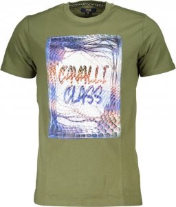 Cavalli Class CAVALLI CLASS T-SHIRT DŁUGI RĘKAW KRÓTKI RĘKAW T-SHIRT MĘSKI ZIELONY L 1