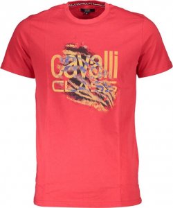 Cavalli Class CAVALLI CLASS T-SHIRT Z KRÓTKIM RĘKAWEM MĘSKI CZERWONY L 1