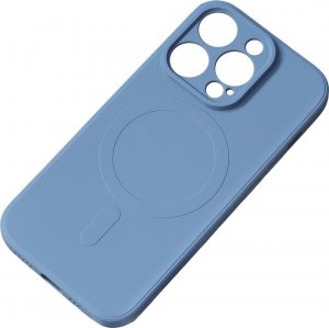 Hurtel Silikonowe magnetyczne etui iPhone 14 Pro Max Silicone Case Magsafe - ciemnoniebieskie 1