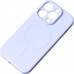 Hurtel Silikonowe magnetyczne etui iPhone 14 Pro Silicone Case Magsafe - jasnoniebieskie 1