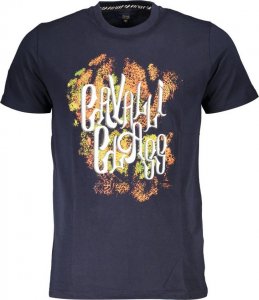 Cavalli Class CAVALLI CLASS T-SHIRT Z KRÓTKIM RĘKAWEM MĘSKI NIEBIESKI M 1