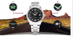 Zegarek Casio Zegarek Męski CASIO EDIFICE EF-121D-1AVEG 10 BAR 4