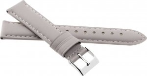 JVD Skórzany pasek do zegarka 12 mm JVD R41314-12 szary 1