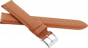 JVD Skórzany pasek do zegarka 18 mm JVD R41310-18 jasnobrązowy 1