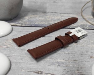 JVD Skórzany pasek do zegarka 18 mm R41302-18 XL brązowy 2