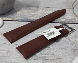JVD Skórzany pasek do zegarka 18 mm R41403-18 brązowy 2