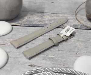 JVD Skórzany pasek do zegarka 14 mm R41414-14 szary gołębia 2