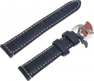 Diloy Zamszowy pasek do zegarka 20 mm Diloy 396.20.1 1