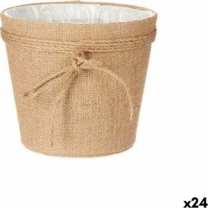 Ibergarden Doniczka Lasso Brązowy Materiał 19,5 x 17,5 x 19,5 cm (24 Sztuk) 1