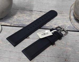 JVD Skórzany pasek do zegarka 20 mm R41609-20 granatowy 2