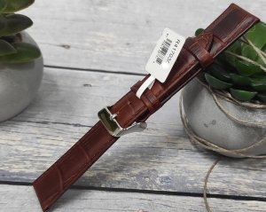 JVD Skórzany pasek do zegarka 22 mm R41703-22 brązowy 3