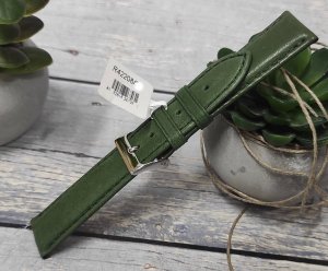 JVD Skórzany pasek do zegarka 20 mm R42208-20 zielony 3