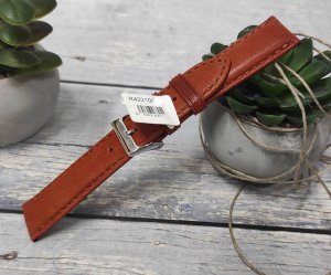 JVD Skórzany pasek do zegarka 18 mm R42210-18 jasnobrązowy 3