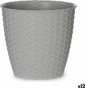 Stefanplast Doniczka Stefanplast Szary Plastikowy 19 x 17,5 x 19 cm (12 Sztuk) 1