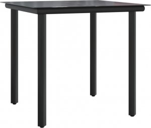 vidaXL 5-cz. zestaw mebli do ogrodu, czarny, textilene i stal 6